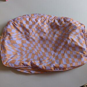 BAGGU Lavender Trippy Checker Packing Cube